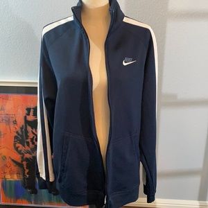 Nike navy blue track jacket